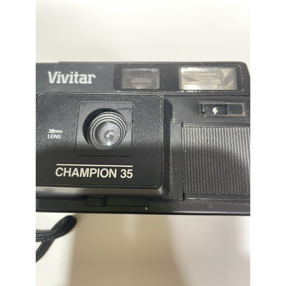 Lot Of 2 Vintage Camera Untested VIVITAR CHAMPION 35 Polaroid Square Shooter 2 - Picture 5 of 16